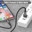 Obrázek PremiumCord USB redukce USB C - USB2.0 A (F/M)