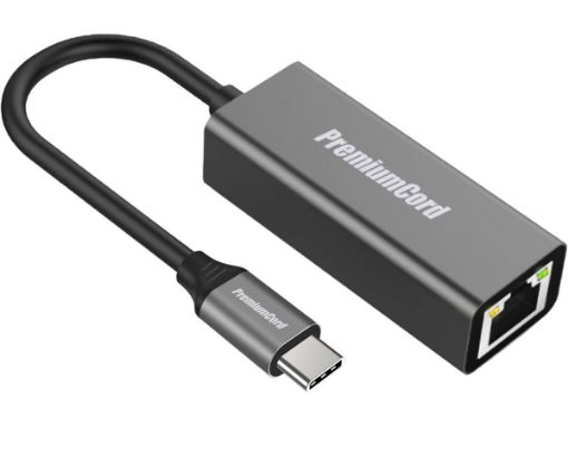 Obrázek PremiumCord převodník USB-C na Gigabit konektor RJ45