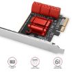 Obrázek AXAGON PCES-SA6, PCIe řadič - 6x interní SATA 6G port, ASM1166, SP & LP