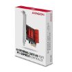 Obrázek AXAGON PCES-SA6, PCIe řadič - 6x interní SATA 6G port, ASM1166, SP & LP