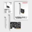 Obrázek AXAGON PCES-SA4X4, PCIe řadič - 4x interní SATA 6G port, ASM1164, SP & LP