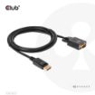 Obrázek Club3D kabel DP na VGA, M/M, 2m, 28 AWG