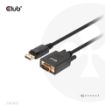 Obrázek Club3D kabel DP na VGA, M/M, 2m, 28 AWG