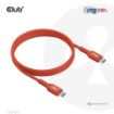 Obrázek Club3D kabel USB-C, Oboustranný USB-IF Certifikovaný data kabel, PD 240W(48V/5A) EPR M/M 1m