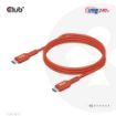 Obrázek Club3D kabel USB-C, Oboustranný USB-IF Certifikovaný data kabel, PD 240W(48V/5A) EPR M/M 1m