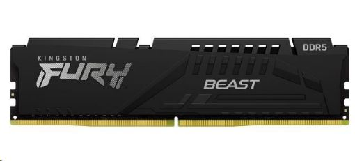 Obrázek KINGSTON DIMM DDR5 8GB 4800MT/s CL38 FURY Beast Černá