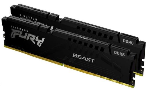 Obrázek KINGSTON DIMM DDR5 16GB (Kit of 2) 5200MT/s CL40 FURY Beast Černá