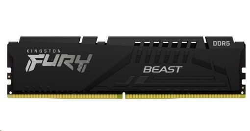 Obrázek KINGSTON DIMM DDR5 8GB 5600MT/s CL40 FURY Beast Černá