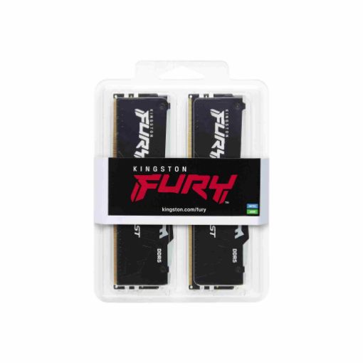 Obrázek KINGSTON DIMM DDR5 16GB (Kit of 2) 6000MT/s CL40 FURY Beast RGB