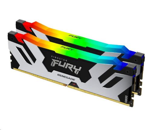 Obrázek KINGSTON DIMM DDR5 32GB (Kit of 2) 6400MT/s CL32 FURY Renegade RGB