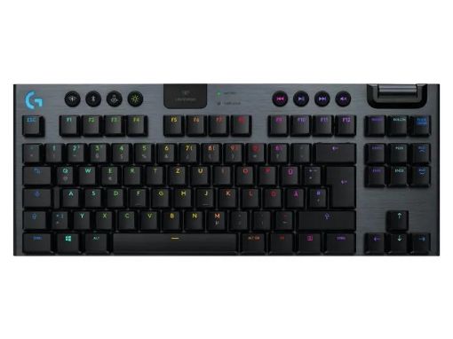 Obrázek Logitech Mechanical Gaming Keyboard G915 TKL Tenkeyless LIGHTSPEED Wireless RGB - Tactile - CARBON - US INT'L