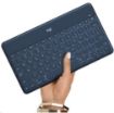 Obrázek Logitech Bluetooth Keyboard Folio Keys-To-Go, UK - International, Classic Blue, Apple