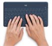 Obrázek Logitech Bluetooth Keyboard Folio Keys-To-Go, UK - International, Classic Blue, Apple