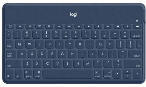 Obrázek Logitech Bluetooth Keyboard Folio Keys-To-Go, UK - International, Classic Blue, Apple