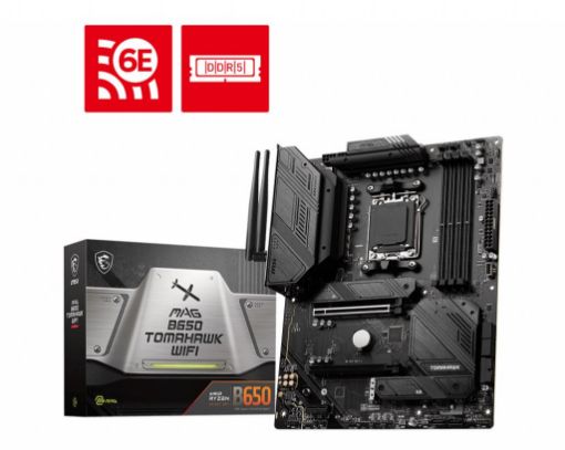 Obrázek MSI MB Sc AM5 MAG B650 TOMAHAWK WIFI, AMD B650, 4xDDR5, 1xDP, 1xHDMI, WI-FI