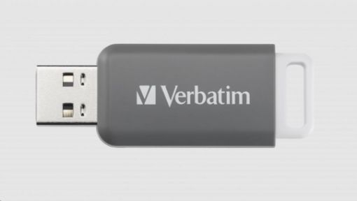 Obrázek VERBATIM Flash Disk 128GB DataBar USB 2.0 Drive, šedá