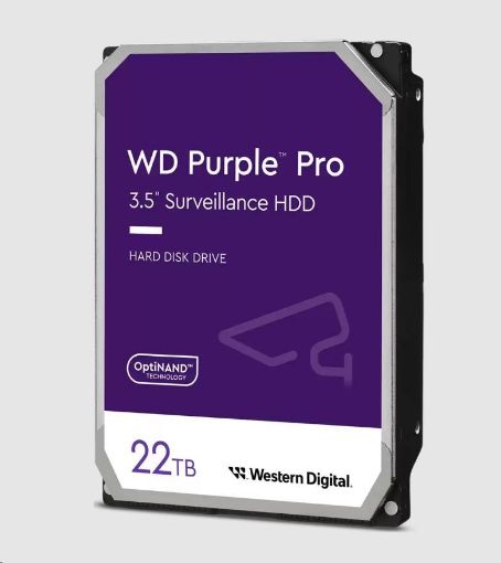 Obrázek WD PURPLE PRO WD221PURP 22TB SATA/600 512MB cache, 265 MB/s, CMR