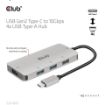 Obrázek Club3D hub USB-C Gen2 na 10Gbps 4x USB Type-A Hub