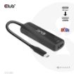 Obrázek Club3D Adaptér USB-C na HDMI 8K60Hz/4K120Hz, Active Adapter M/F, PD 3.0, HDR10+ a DSC 1.2