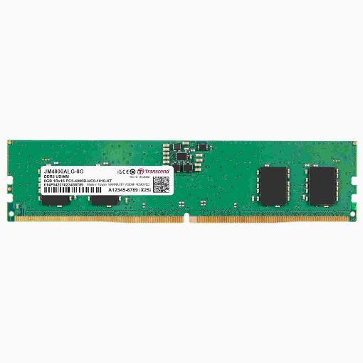 Obrázek TRANSCEND DIMM DDR5 8GB 4800MHz 1Rx16 1Gx16 CL40 1.1V