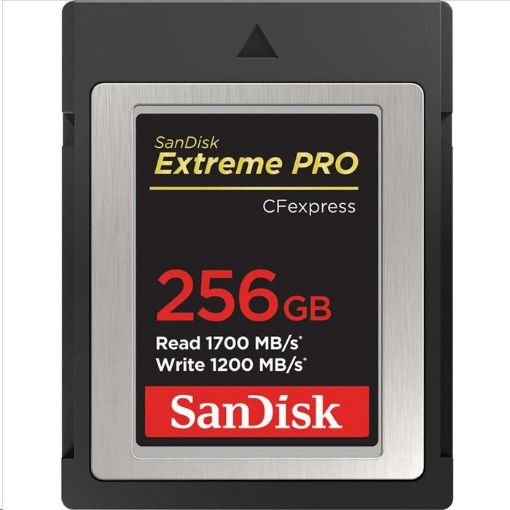 Obrázek SanDisk Extreme Pro CFexpress Card 256GB, Type B, 1700MB/s Read, 1200MB/s Write