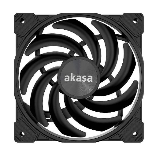 Obrázek AKASA ventilátor ALUCIA XS12 (Hadal Black Edition), 12cm fan