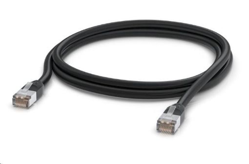 Obrázek UBNT UACC-Cable-Patch-Outdoor-2M-BK, Outdoor UniFi patch cable, 2m, Cat5e, černý