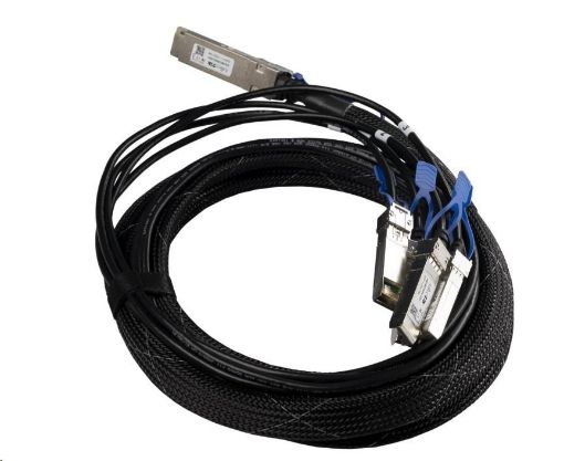 Obrázek MikroTik XQ+BC0003-XS+ - 100G DAC cable QSFP28 to 4x SFP28, 3m