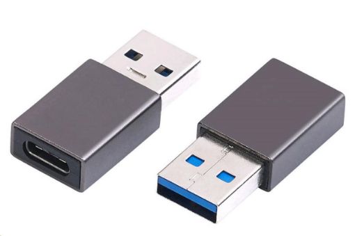 Obrázek C-TECH adaptér USB 3.2 Type-C na USB A (CF/AM)