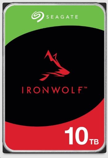 Obrázek SEAGATE HDD 10TB IRONWOLF (NAS), 3.5", SATAIII, 7200 RPM, Cache 256MB