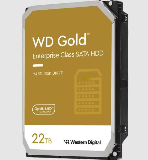 Obrázek WD GOLD WD221KRYZ 22TB SATA/ 6Gb/s 512MB cache 7200 ot., CMR, Enterprise