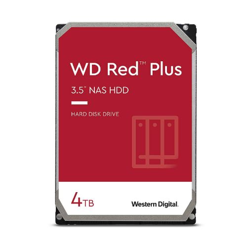 Obrázek WD RED PLUS NAS WD40EFPX 4TB SATAIII/600 256MB cache 180MB/s CMR