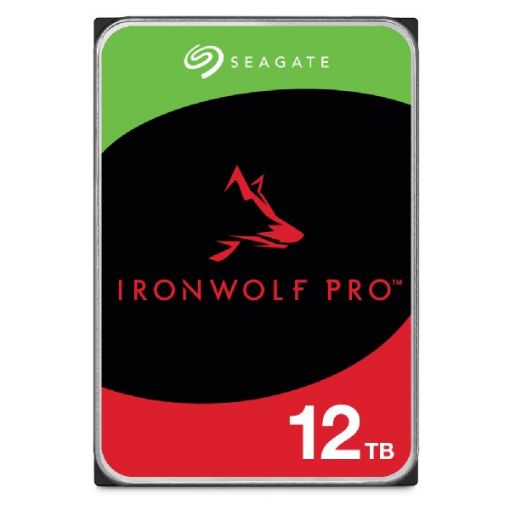 Obrázek SEAGATE HDD 12TB IRONWOLF PRO (NAS), 3.5", SATAIII, 7200 RPM, Cache 256MB, CMR