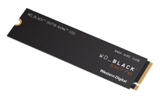 Obrázek WD BLACK SSD NVMe 2TB PCIe SN 770, Gen4 8 Gb/s, (R:5150, W:4850MB/s)