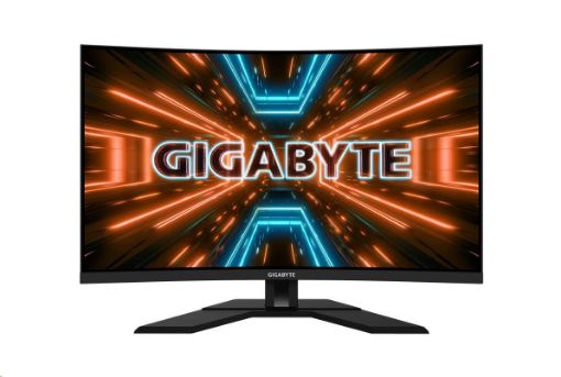 Obrázek GIGABYTE LCD - 31.5" Gaming monitor M32QC, Prohnutý VA1500R, 2560 x 1440 QHD, 165Hz, 3000:1, 350cd/m2, 1ms, 2xHDMI, 1xDP