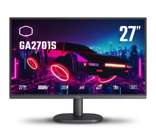 Obrázek Cooler Master LCD - 27", 1920x1080, 100Hz, 1000:1, 250cd/m2, 1ms, 1xHDMI, 1xVGA, IPS