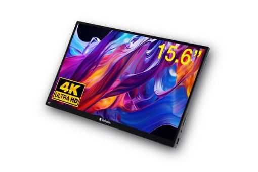 Obrázek Verbatim PM-15-4K Přenosný dotykový monitor 15,6", 4K Ultra HD, Metal Housing