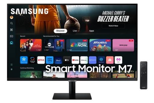 Obrázek SAMSUNG MT LED LCD 32" Smart Monitor M7 (M70D) Černá, UHD, HDR 10,WIFI, Bluetooth 4.2, USB-C