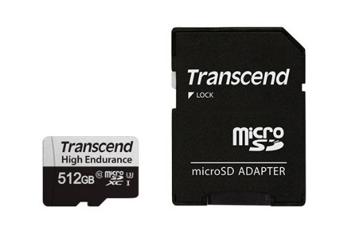 Obrázek TRANSCEND MicroSDXC karta 512GB 350V, High Endurance