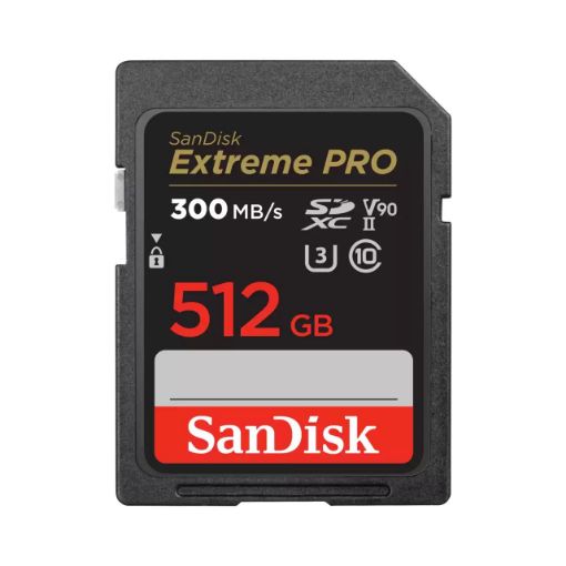 Obrázek SanDisk MicroSDXC karta 512GB Extreme PRO (R:300/W:260 MB/s, UHS-II, C10, V90)