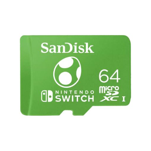 Obrázek SanDisk MicroSDXC karta 64GB pro Nintendo Switch (R:100/W:90 MB/s, UHS-I)