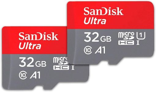 Obrázek SanDisk MicroSDHC karta 32GB Ultra (R:120/W:120 MB/s, UHS-I, C10), 2-Pack