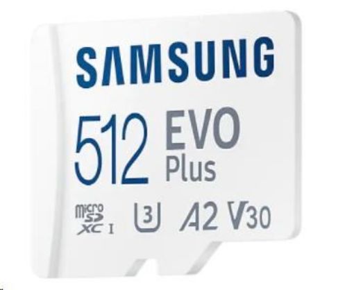 Obrázek Samsung micro SDXC karta 512 GB EVO Plus + SD adaptér