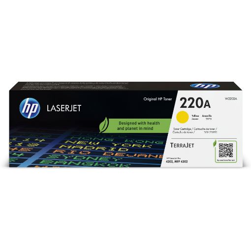 Obrázek HP 220A Yellow Original LaserJet Toner Cartridge (1,800 pages)