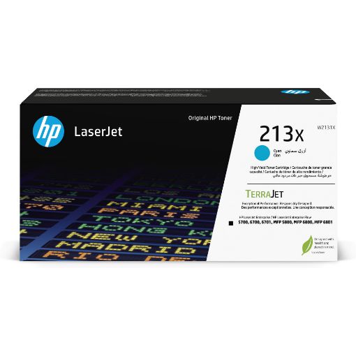 Obrázek HP 213X Cyn Original LaserJet Toner Crtg (6,000 pages)