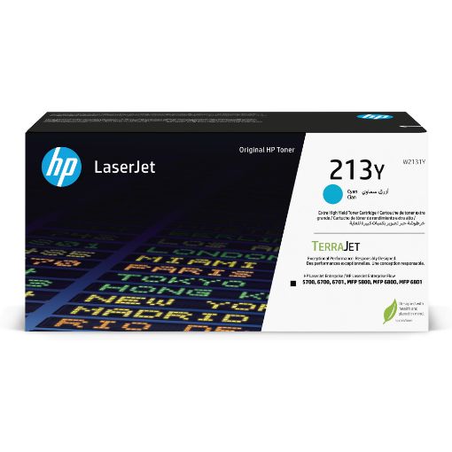 Obrázek HP 213Y Cyn Original LaserJet Toner Crtg (12,000 pages)