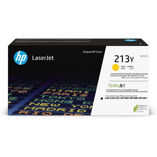 Obrázek HP 213Y Ylw Original LaserJet Toner Crtg (12,000 pages)