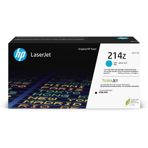 Obrázek HP 214Z Cyn Original LaserJet Toner Crtg (26,000 pages)