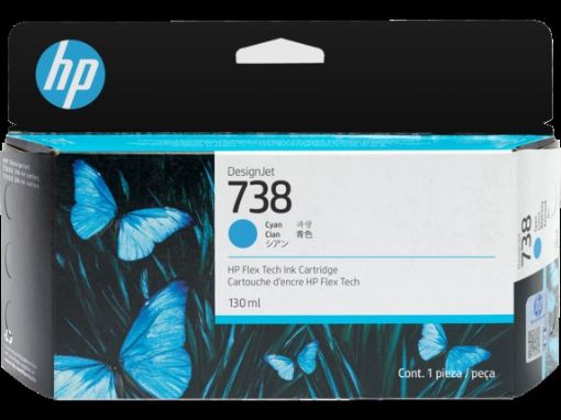 Obrázek HP 738 300-ml Cyan DesignJet Ink Cartridge