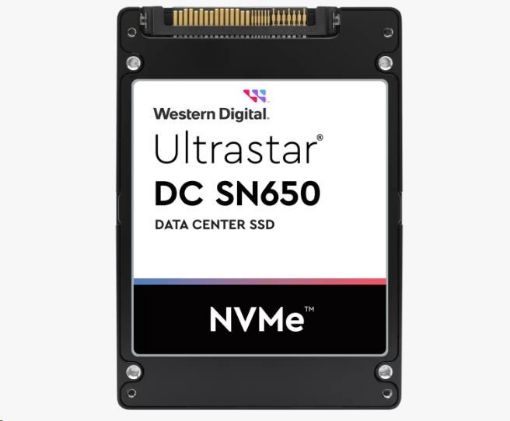 Obrázek Western Digital Ultrastar SSD 7.68TB ISE (WUS5EA176ESP5E3) DC SN650 PCIe TLC 1DW/D BICS5 TLC U.3